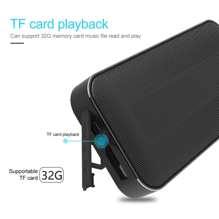 AEC BT-205 Portable Wireless Bluetooth Speaker Stereo Music Loudspeaker Built-in Microphone, Support TF Card(Black) - free shipping - PMC TechLife - Order now!