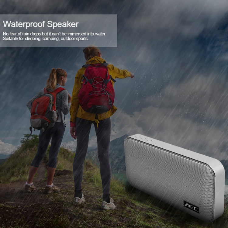 AEC BT-205 Portable Wireless Bluetooth Speaker Stereo Music Loudspeaker Built-in Microphone, Support TF Card(White) - free shipping - PMC TechLife - Order now!