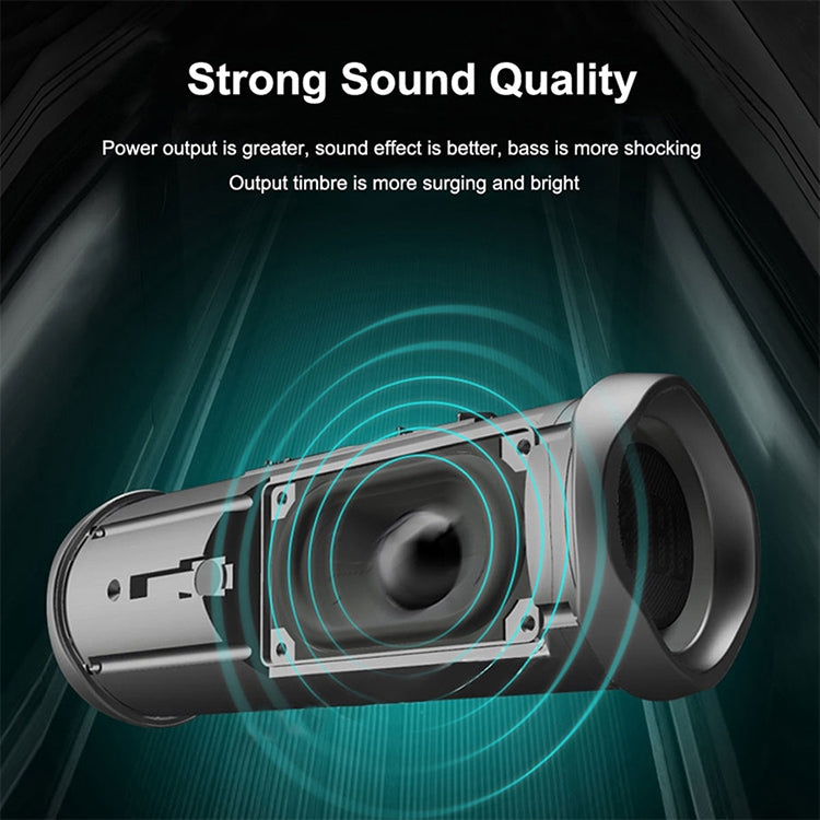 T&G TG191 10W Waterproof Bluetooth Speaker Stereo Double Diaphragm Subwoofer Portable Audio FM Radio(Blue) - Waterproof Speaker by T&G | Online Shopping South Africa | PMC TechLife | Buy Now Pay Later Mobicred
