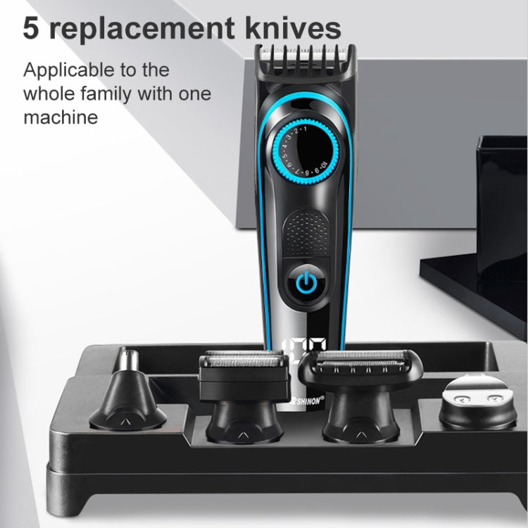 SHINON SH-1831 Multifunctional Electric Shaver Haircut Nose Hair Trimmer (Black) - Electric Shavers by PMC TechLife | Online Shopping South Africa | PMC TechLife