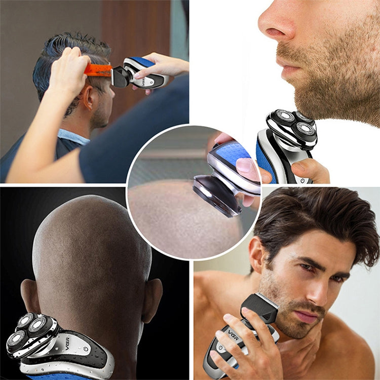 VGR V-300 5W 2 in 1 USB USB Multi-function Electric Shaver with Hair Cutter Head - Electric Shavers by VGR | Online Shopping South Africa | PMC Jewellery