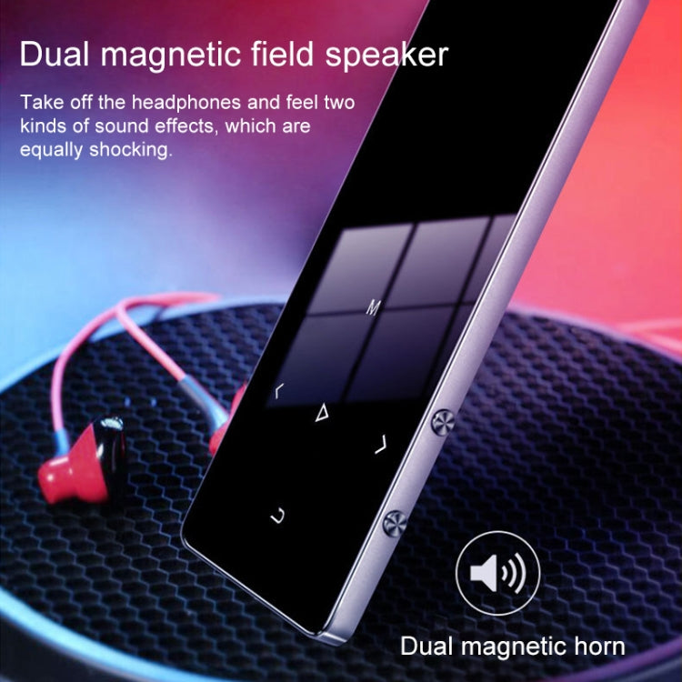 X2 16GB 1.8 inch Touch Screen Metal Bluetooth MP3 MP4 Hifi Sound Music Player (Blue) - MP4 Player by PMC TechLife | Online Shopping South Africa | PMC TechLife | Buy Now Pay Later Mobicred