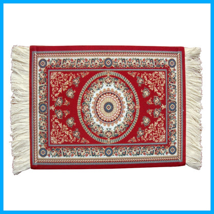 Mini Woven Rug Mat Retro Style Mouse Pad, Ramdom Color Delivery - Mouse Pads by PMC Jewellery | Online Shopping South Africa | PMC Jewellery