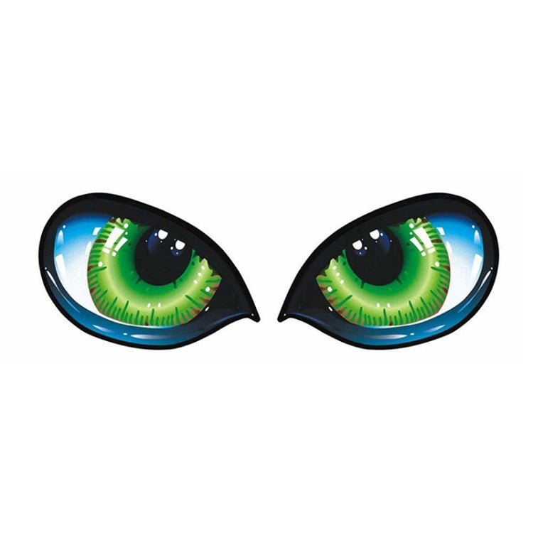 5 Pairs D 601 3D Stereo Reflective Cat Eyes Car Sticker Adhesive Creative Rearview Mirror Decal, Size: 12x7.5cm - Decorative Sticker by PMC TechLife | Online Shopping South Africa | PMC TechLife | Buy Now Pay Later Mobicred