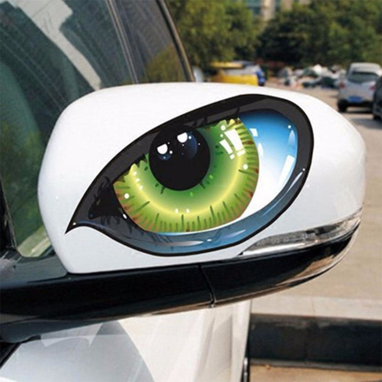 5 Pairs D 601 3D Stereo Reflective Cat Eyes Car Sticker Adhesive Creative Rearview Mirror Decal, Size: 12x7.5cm - Decorative Sticker by PMC TechLife | Online Shopping South Africa | PMC TechLife | Buy Now Pay Later Mobicred