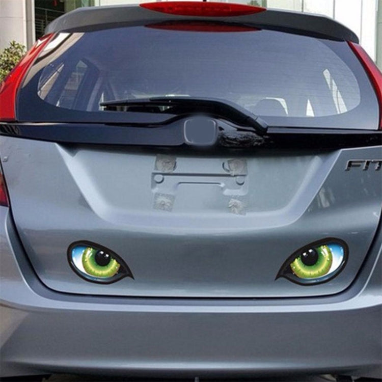 5 Pairs D 601 3D Stereo Reflective Cat Eyes Car Sticker Adhesive Creative Rearview Mirror Decal, Size: 12x7.5cm - Decorative Sticker by PMC TechLife | Online Shopping South Africa | PMC TechLife | Buy Now Pay Later Mobicred