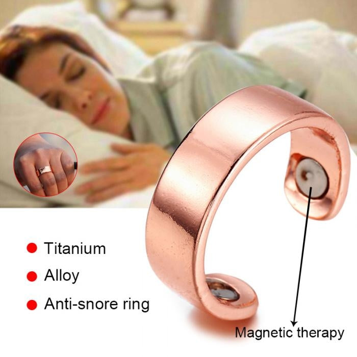 Acupressure Anti Snore Ring Treatment Reflexology Anti Snoring Apnea Sleeping Device(Gold) - Anti Snoring Tools by PMC TechLife | Online Shopping South Africa | PMC TechLife