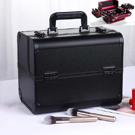 Professional Makeup Box Beauty Salon Manicure Toolbox, Color:Elegant Black - Storage Boxes by PMC Jewellery | Online Shopping South Africa | PMC Jewellery