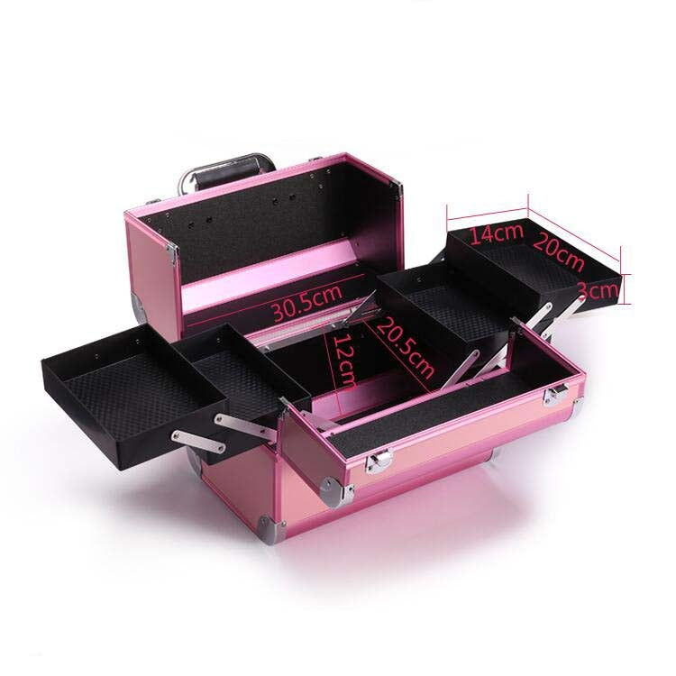 Professional Makeup Box Beauty Salon Manicure Toolbox, Color:Elegant Black - Storage Boxes by PMC Jewellery | Online Shopping South Africa | PMC Jewellery