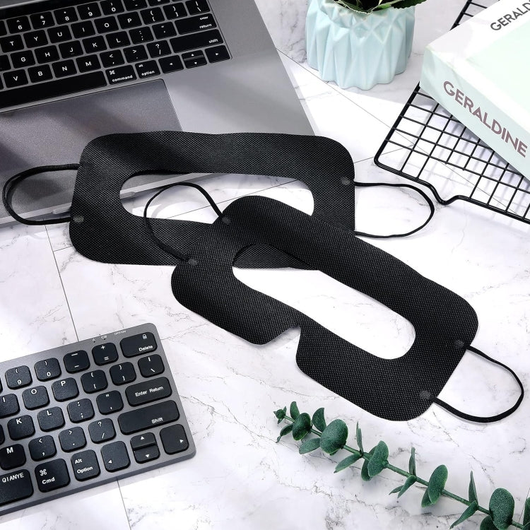 100 PCS Black Protective Hygiene VR Eye Mask Sanitary Disposable Eye mask pads for 3D VR Glass - VR Accessories by PMC TechLife | Online Shopping South Africa | PMC TechLife | Buy Now Pay Later Mobicred