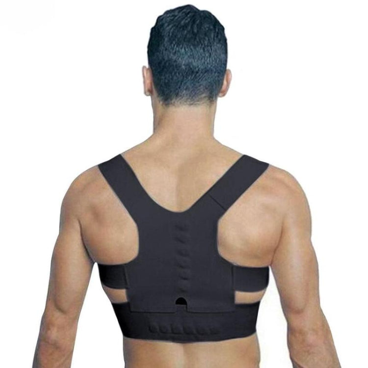 Magnetic Therapy Posture Corrector Brace Shoulder Back Support Belt for Men Women Adult Braces Supports Upper Correction Corset, Size:S(White) - Corrector by posture sport | Online Shopping South Africa | PMC Jewellery