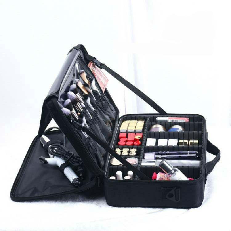 Makeup Bag Embroidery Manicure Portable Clapboard Toolbox, Size:Large - Storage Boxes by PMC Jewellery | Online Shopping South Africa | PMC Jewellery