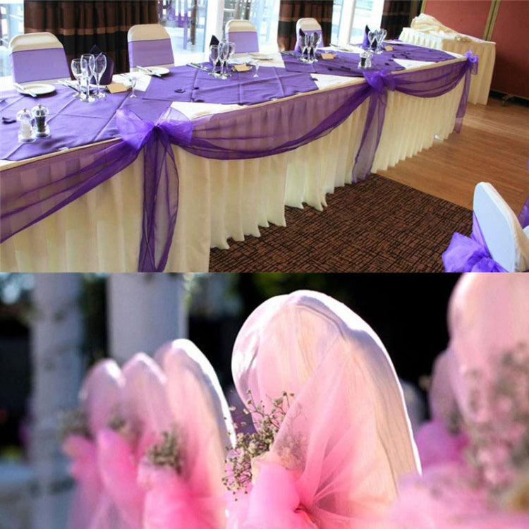 3pcs Tulle Roll Crystal Fabric Organza Tulle Roll Spool Decoration for Wedding Birthday Party, Size:2.5mx48cm(Light Pink) - free shipping - PMC TechLife - Order now!