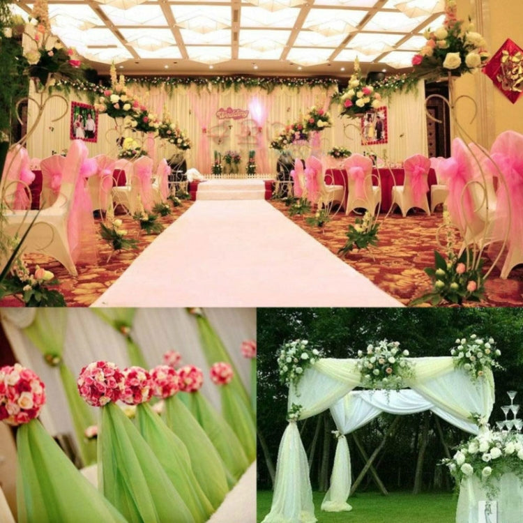 3pcs Tulle Roll Crystal Fabric Organza Tulle Roll Spool Decoration for Wedding Birthday Party, Size:2.5mx48cm(Light Pink) - free shipping - PMC TechLife - Order now!