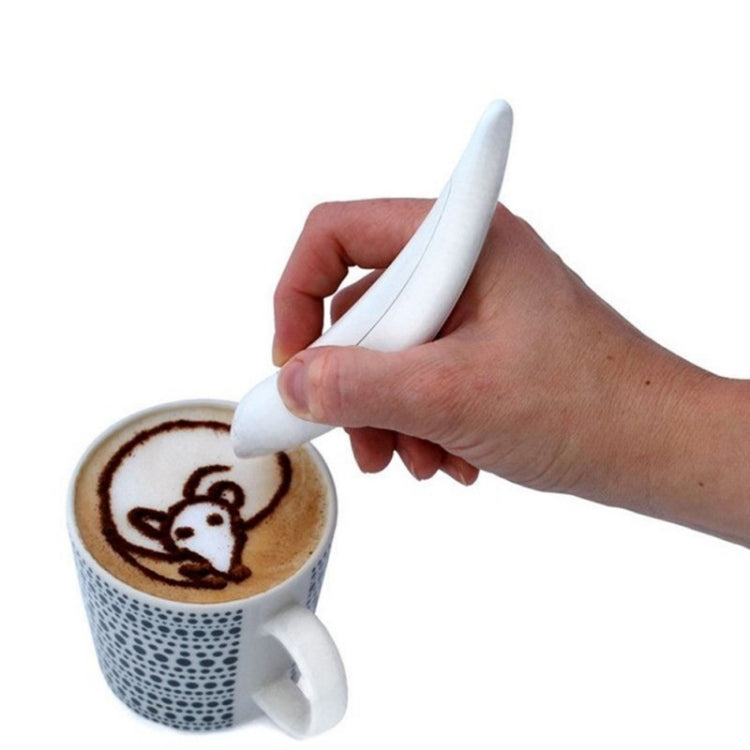 New Electric Latte Art Pen For Coffee Cake Pen For Spice Cake Decorating Pen Coffee Carving Pen Baking Pastry Tools(Red) - free shipping - PMC TechLife - Order now!