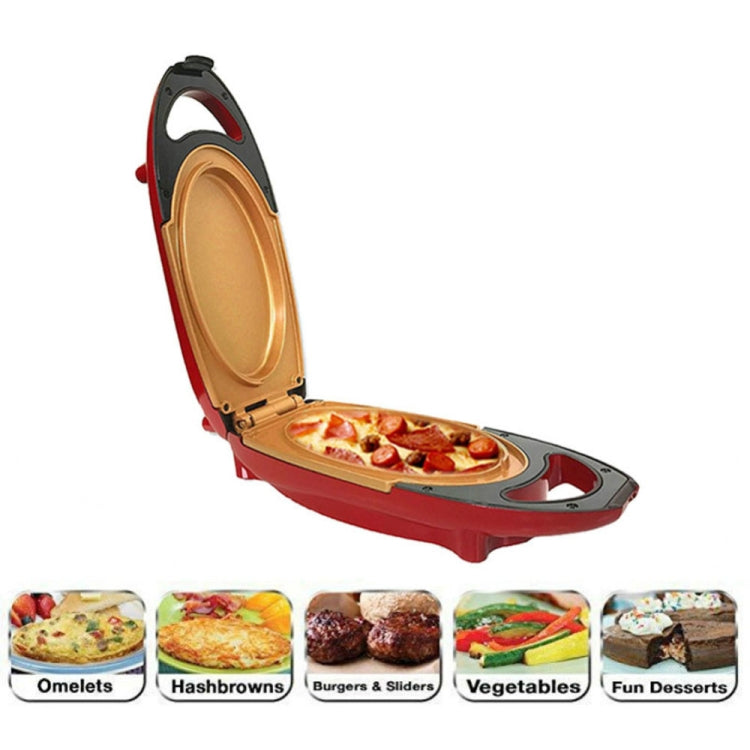 Double-Coated Smokeless Non-stick 5 Minute Chef Electric Cooker Barbecue Pan Pizza Pot EU Plug - Bulit-in Ovens & Accessories by PMC TechLife | Online Shopping South Africa | PMC TechLife