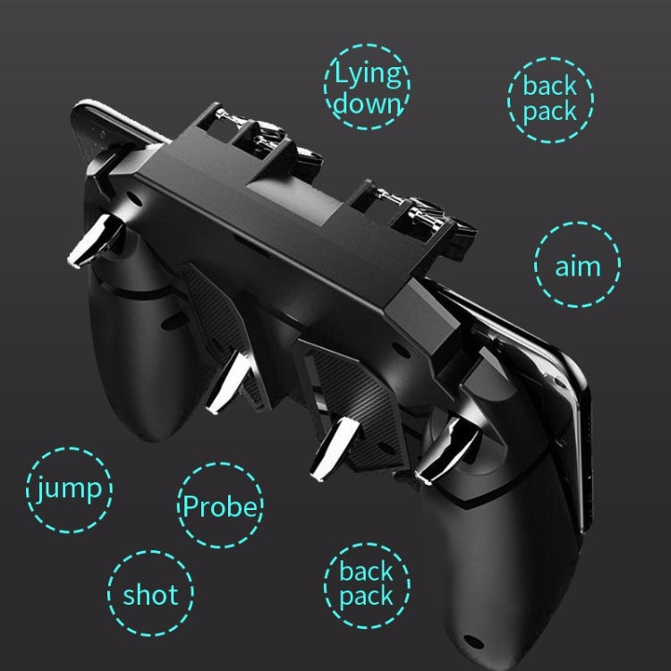 MeMo AK66 Six Fingers Metal Trigger Press Shooting Controller Gamepad Joystick - free shipping - PMC TechLife - Order now!