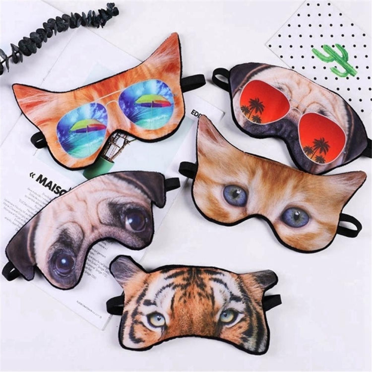 3D Eye Mask Shading Sleeping Cartoon Animal Printed Eye Mask(Pug) - Eye Masks by PMC Jewellery | Online Shopping South Africa | PMC Jewellery