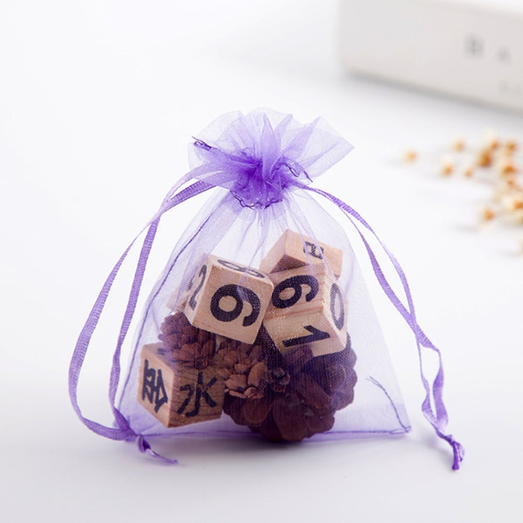 100 PCS Gift Bags Jewelry Organza Bag Wedding Birthday Party Drawable Pouches, Gift Bag Size:7X9cm(Black) - free shipping - PMC TechLife - Order now!
