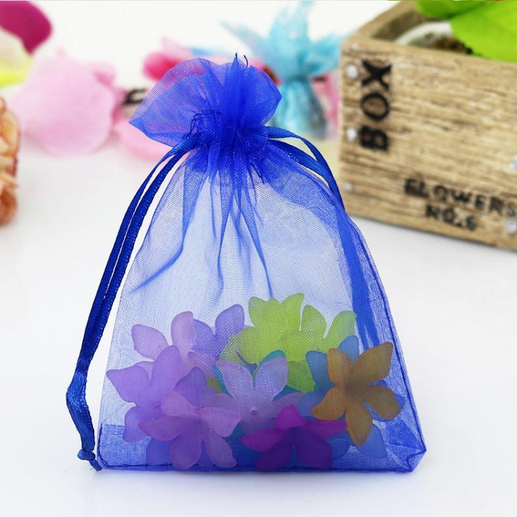 100 PCS Gift Bags Jewelry Organza Bag Wedding Birthday Party Drawable Pouches, Gift Bag Size:16X22cm(Wine Red) - free shipping - PMC TechLife - Order now!