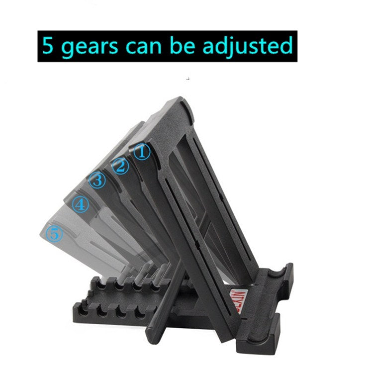 Foldable Tutor Learning Machine Desktop Stand for 7-11 inch Tablet(Black) - Desktop Holder by PMC TechLife | Online Shopping South Africa | PMC TechLife