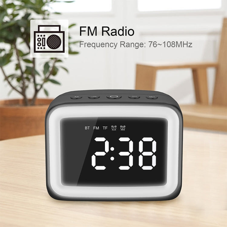 AEC BT-511 Mini LED HD Mirror Bluetooth Speaker, Support 32GB TF Card & 3.5mm AUX & Dual Alarm Clock & Real-time Temperature & Hands-free Calling(Pink) - free shipping - PMC TechLife - Order now!