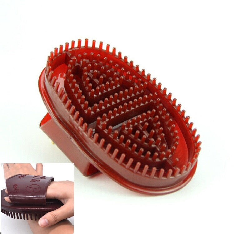 2 PCS Five Lines of Meridian Brush Body Massage Brush Massager(Dark Red) - Massage & Relaxation by PMC Jewellery | Online Shopping South Africa | PMC Jewellery