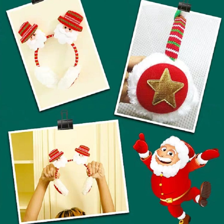 Women Men Christmas Earmuffs Head Hoop Cute Cartoon Decoration for For Winter(Little Bear) - Wearable Decoration by PMC TechLife | Online Shopping South Africa | PMC TechLife