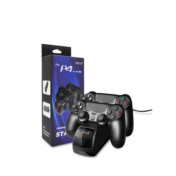 USB Dual Charger Dock Station with LED Indicator for PS4 Wireless Controller(Black) - free shipping - PMC TechLife - Order now!