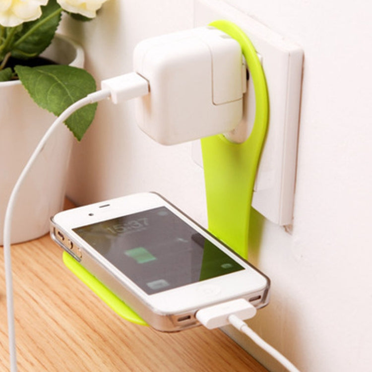 5 PCS Creative Collapsible Plastic Mobile Phone Charging Stand Portable Mobile Phone Charging Companion, Random Color Delivery - Desktop Holder by PMC TechLife | Online Shopping South Africa | PMC TechLife
