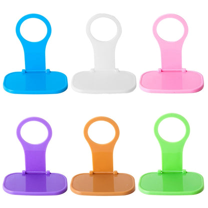 5 PCS Creative Collapsible Plastic Mobile Phone Charging Stand Portable Mobile Phone Charging Companion, Random Color Delivery - Desktop Holder by PMC Jewellery | Online Shopping South Africa | PMC Jewellery