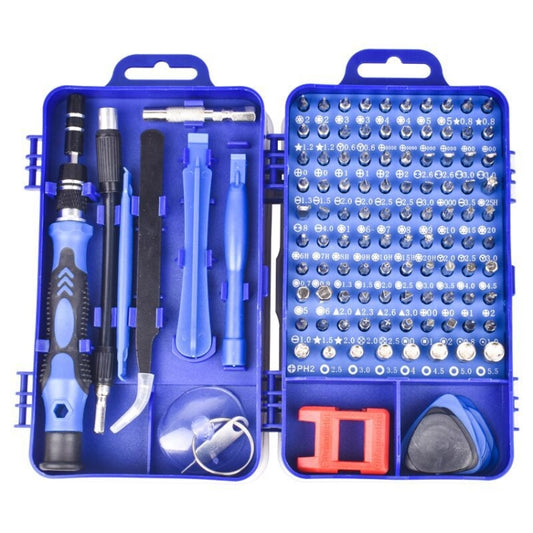 110 in 1 Magnetic Plum Screwdriver Mobile Phone Disassembly Repair Tool(Blue) - Screwdriver Set by PMC Jewellery | Online Shopping South Africa | PMC Jewellery