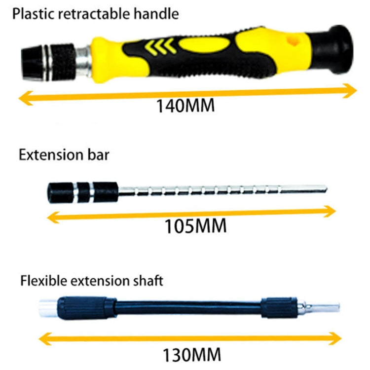 110 in 1 Magnetic Plum Screwdriver Mobile Phone Disassembly Repair Tool(Dark Gray+Red) - Screwdriver Set by PMC Jewellery | Online Shopping South Africa | PMC Jewellery