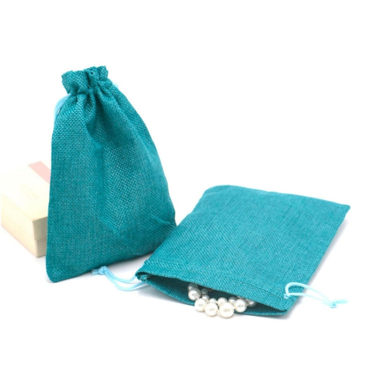 50 PCS Multi size Linen Jute Drawstring Gift Bags Sacks Wedding Birthday Party Favors Drawstring Gift Bags, Size:10x14cm(Coffee) - free shipping - PMC TechLife - Order now!