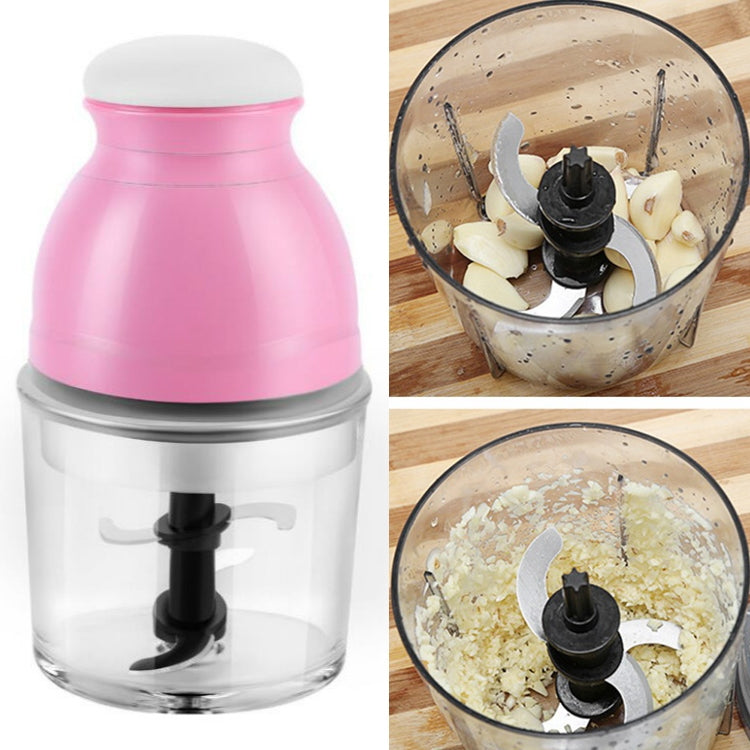 Portable Mixing Cup Electric Soy Milk Juicer Multi-function Cooking Machine Home Meat Grinder(Pink) - Electric juicers by PMC Jewellery | Online Shopping South Africa | PMC Jewellery