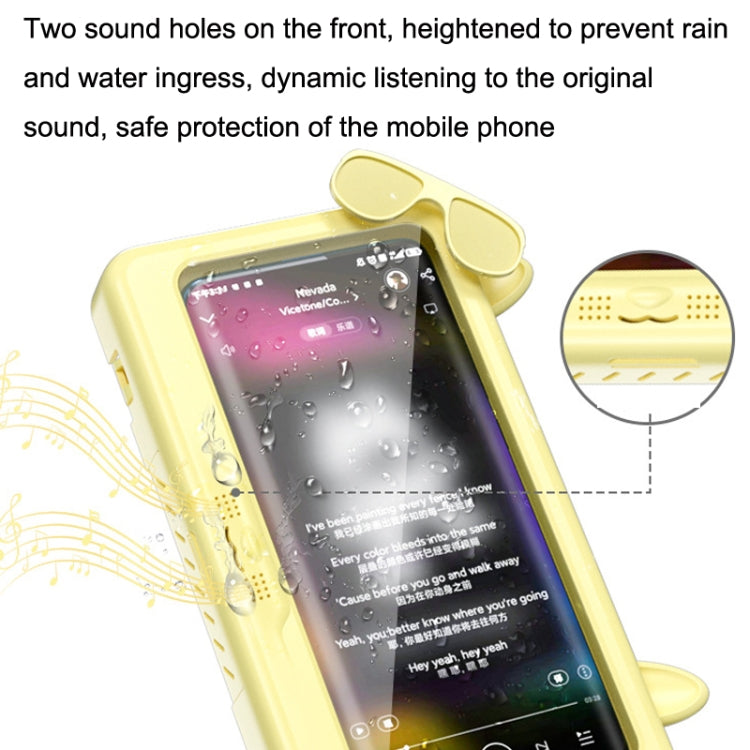 Bathroom Waterproof Mobile Phone Holder Bathing Watch TV Removable Touch Screen Phone Case(Green) - Hand-Sticking Bracket by PMC TechLife | Online Shopping South Africa | PMC TechLife
