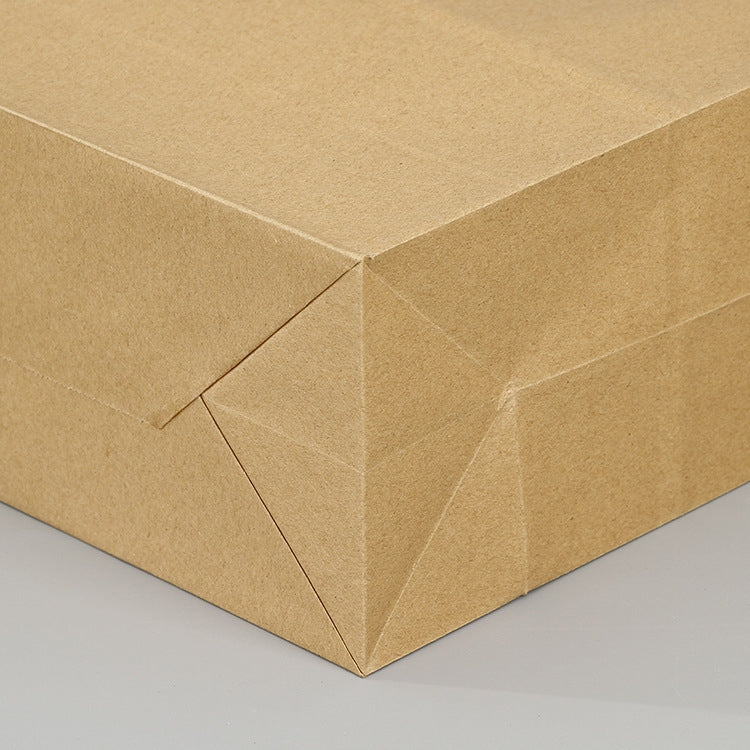 10 PCS Elegant Kraft Paper Bag With Handles for Wedding/Birthday Party/Jewelry/Clothes, Size:32x25x11cm(Yellow Kraft) - Gift Bags & Wrapping Supplies by PMC TechLife | Online Shopping South Africa | PMC TechLife | Buy Now Pay Later Mobicred