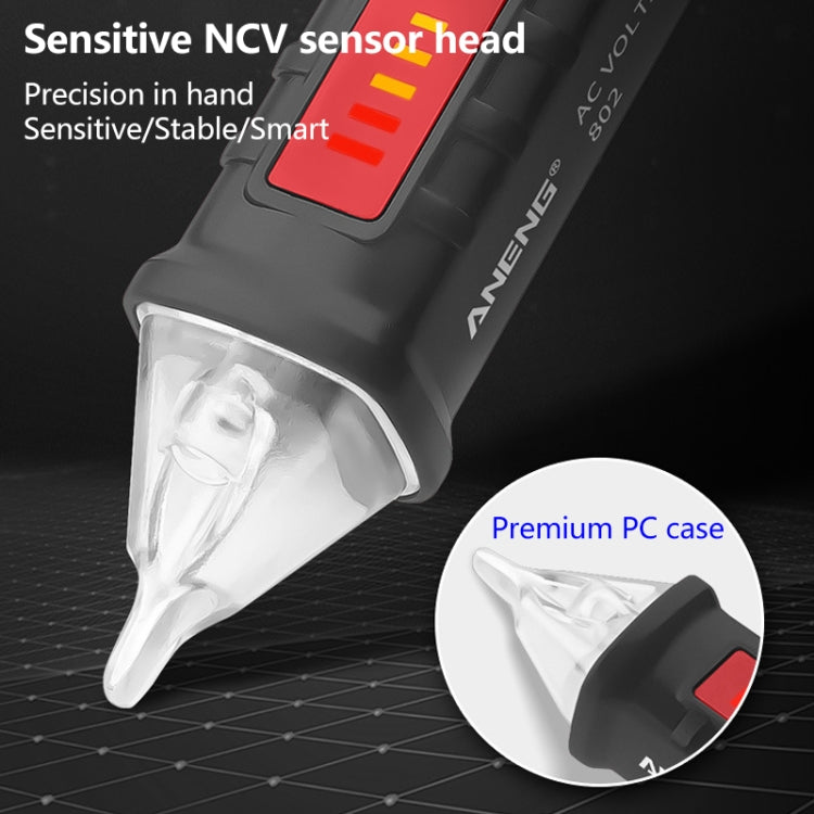 ANENG Non-contact Smart Electric Pen Home Induction Sound And Light Alarm Electric Pen(Red) - Voltage Detector by PMC TechLife | Online Shopping South Africa | PMC TechLife | Buy Now Pay Later Mobicred