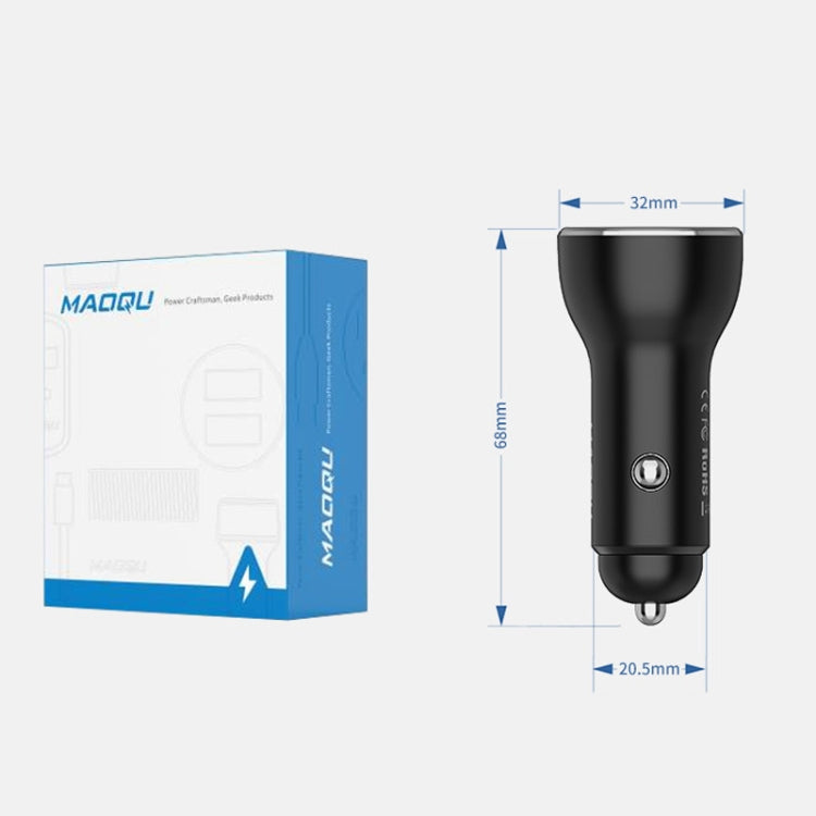 QIAKEY QK505L Dual Ports Fast Charge Car Charger(Black) - free shipping - PMC TechLife - Order now!
