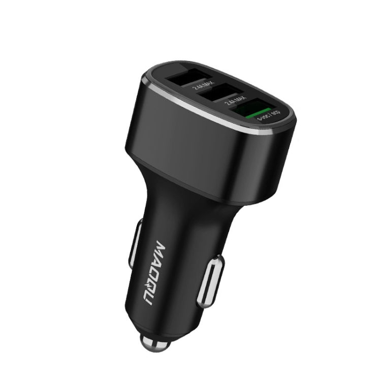 QIAKEY GT780 3 USB Ports Fast Charge Car Charger(Black) - free shipping - PMC TechLife - Order now!