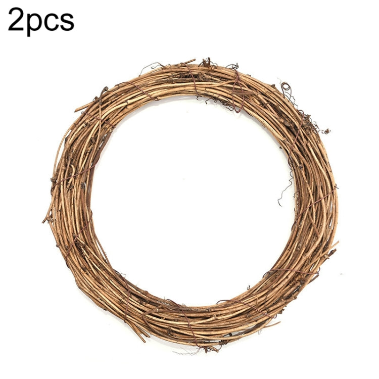 2 PCS Tree Vine Christmas Wreath DIY Rattan Garden Decoration Rattan Window Decoration, Size:20CM - free shipping - PMC TechLife - Order now!