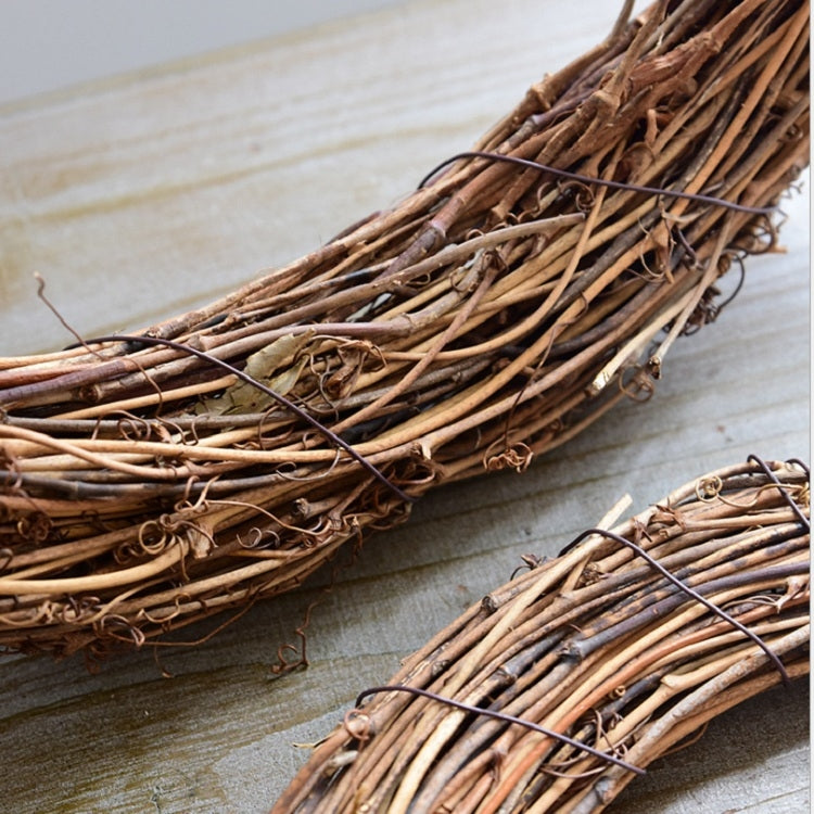 2 PCS Tree Vine Christmas Wreath DIY Rattan Garden Decoration Rattan Window Decoration, Size:20CM - free shipping - PMC TechLife - Order now!
