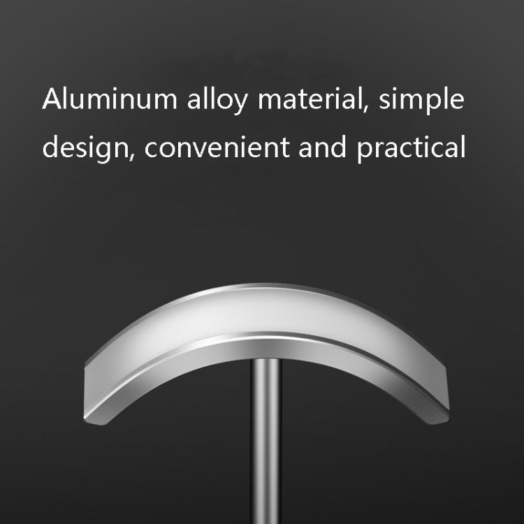 Aluminum Alloy Headset Bracket Weaving Headset Metal Display Stand(Silver) - Anti-lost & Holder by PMC TechLife | Online Shopping South Africa | PMC TechLife