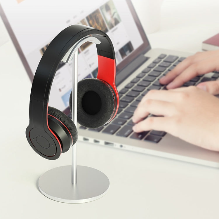Aluminum Alloy Headset Bracket Weaving Headset Metal Display Stand(Silver) - Anti-lost & Holder by PMC TechLife | Online Shopping South Africa | PMC TechLife