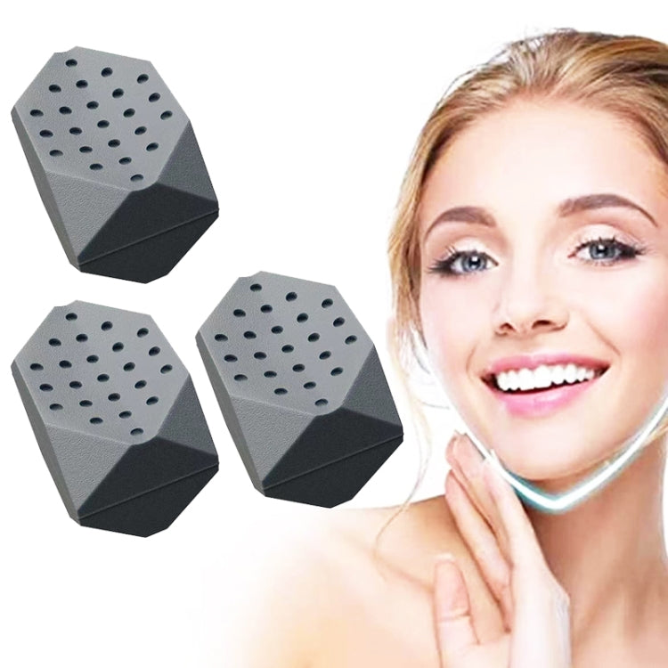 3PCS 7th Generation Masseter Ball Mandibular Trainer Facial Muscle Trainer Silicone Face-Lifting Device(Gray) - Corrector by PMC Jewellery | Online Shopping South Africa | PMC Jewellery