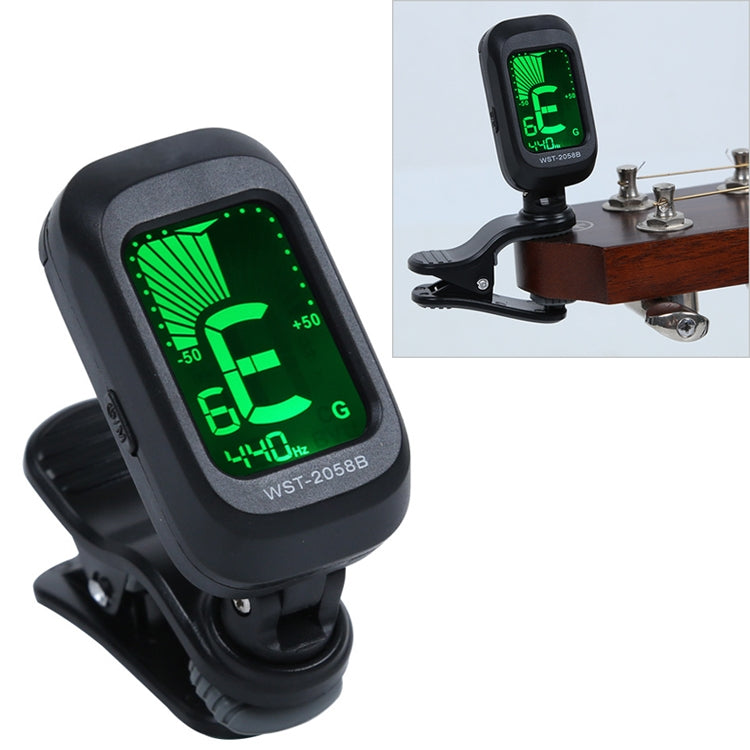 Little Angel WST-2058B Guitar Capo Electronic Tuner, Size:5��3.7��2.7cm(Black) - free shipping - PMC TechLife - Order now!