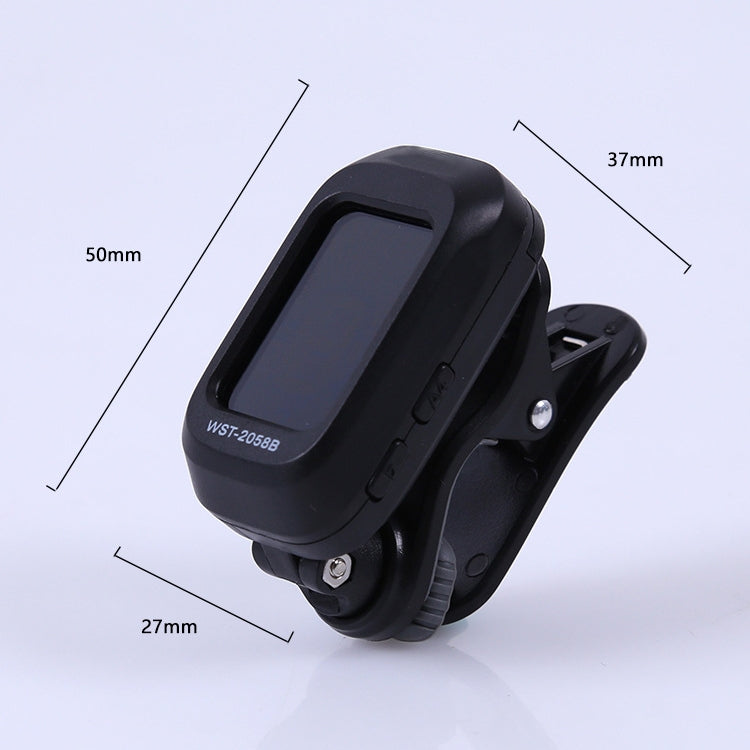 Little Angel WST-2058B Guitar Capo Electronic Tuner, Size:5��3.7��2.7cm(Black) - free shipping - PMC TechLife - Order now!
