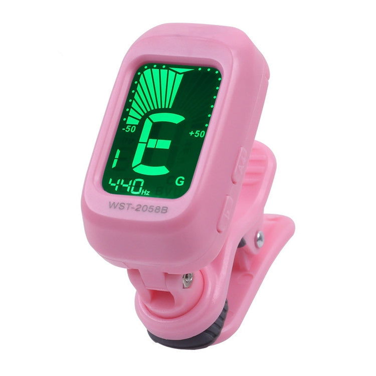 Little Angel WST-2058B Guitar Capo Electronic Tuner, Size:5��3.7��2.7cm(Pink) - free shipping - PMC TechLife - Order now!
