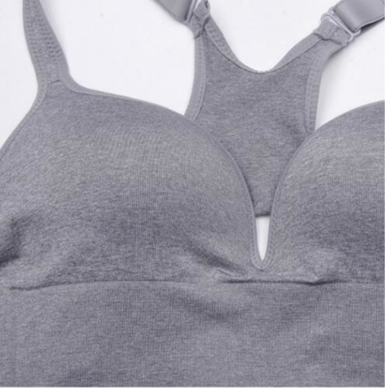 Wireless Sporty Shockproof Running Push Up Sports Bra, Size:L(White) - Ladies Underwear by PMC Jewellery | Online Shopping South Africa | PMC Jewellery