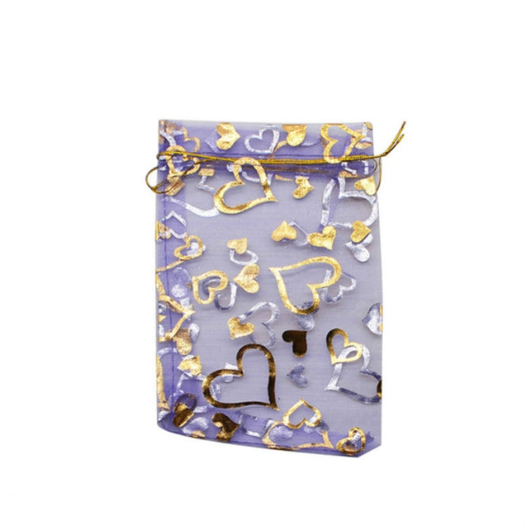 100 PCS Gift Pouches Bag Organza Bags Jewelry Candy Packaging Bags, Size:17x23cm(Light Purple) - free shipping - PMC TechLife - Order now!